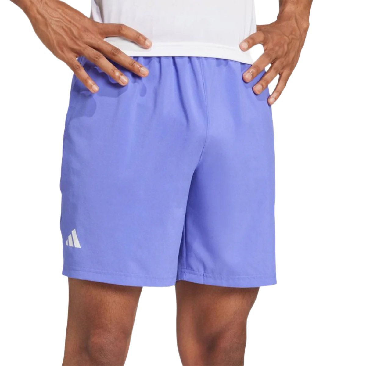 Adidas Men s Club Stretch 9 inch Woven Short Cobalt Blue All About Tennis