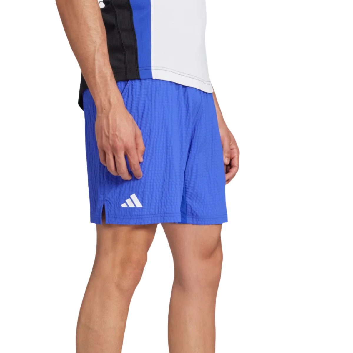 adidas 7-inch Seersucker Shorts - Lucid Blue