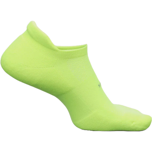 Feetures High Performance Cushion No Show Tab Socks  - Lime
