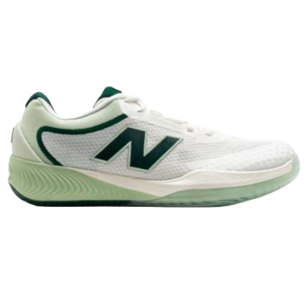 New Balance Women's 996v6 Tennis Shoes - White/Green