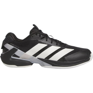Adidas Men's Ubersonic 5 Tennis Shoes - Black/Silver IH2556