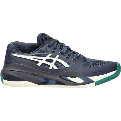 Asics Men`s GEL-Resolution X Wide Tennis Shoes- 400 Midnight and Cream
