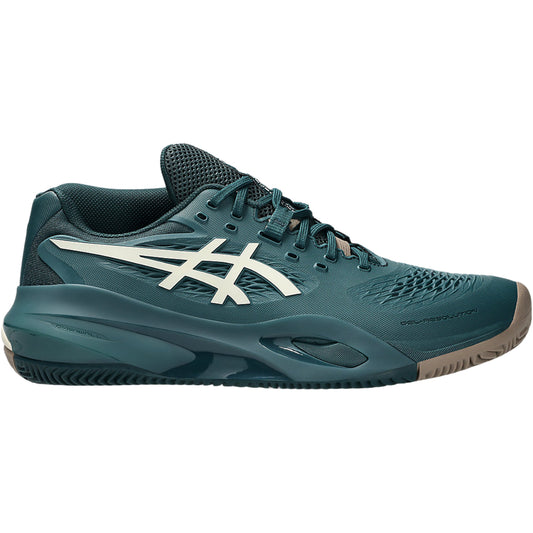 Asic's Mens Gel Resolution X CLAY -  1041A485 Saxon Green/Birch