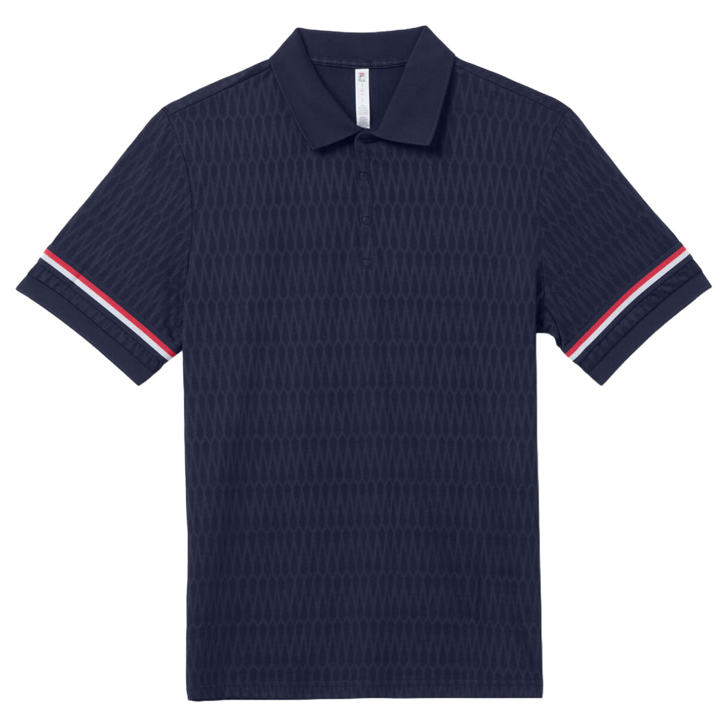 Fila Men's Essential Jacqurd Polo - 412