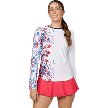 Load image into Gallery viewer, Sofibella Women&#39;s Wild Flowers Long Sleeve Top - Wild Flowers
