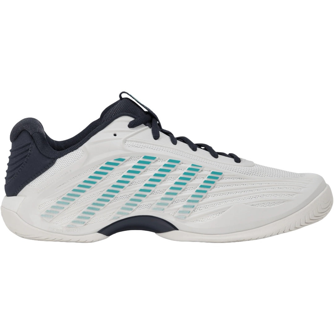 K-Swiss Men's Hypercourt Express 3 Tennis Shoes - White/Blue - 04603-162