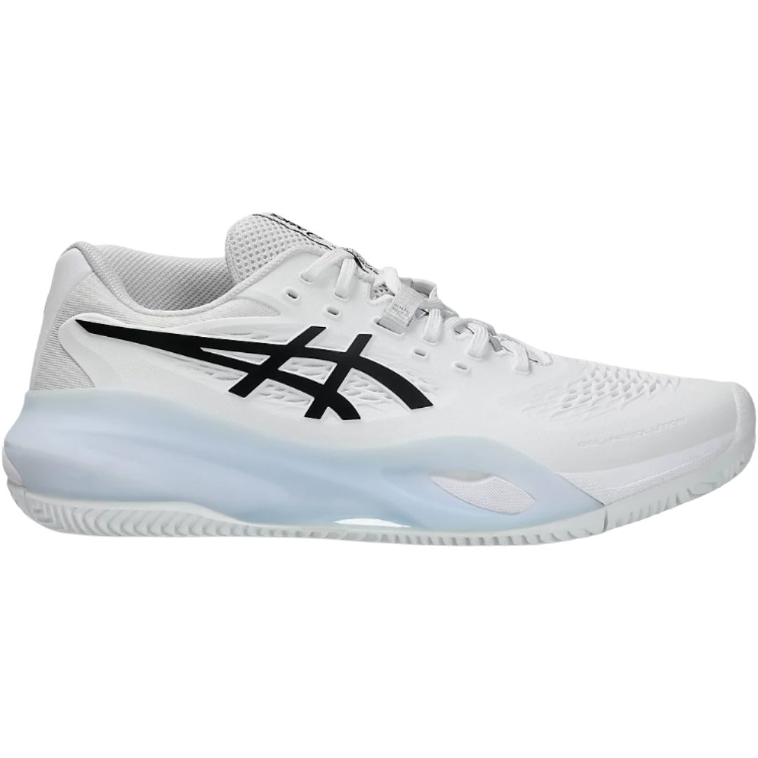 Asics Men's Gel Resolution X Clay Tennis Shoes - 1041A485-100 White/Black