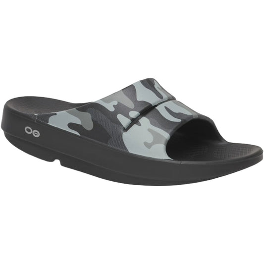 OOfos Men's OOahh Sport Slide 1500 - Night Camo