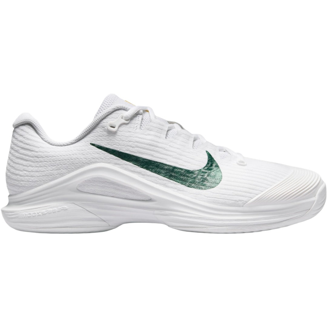 Nike Women's Vapor 12 HC PRM Tennis Shoes - White/Gorge Green IR0651-100