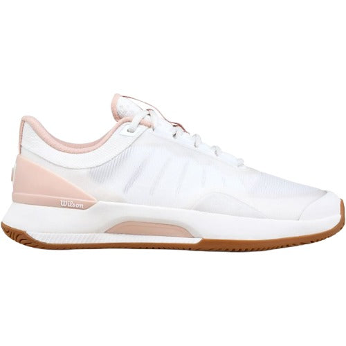 Wilson Women's Intrigue Tour Tennis Shoes - WR338930 White/Cameo/ Rose / Gum