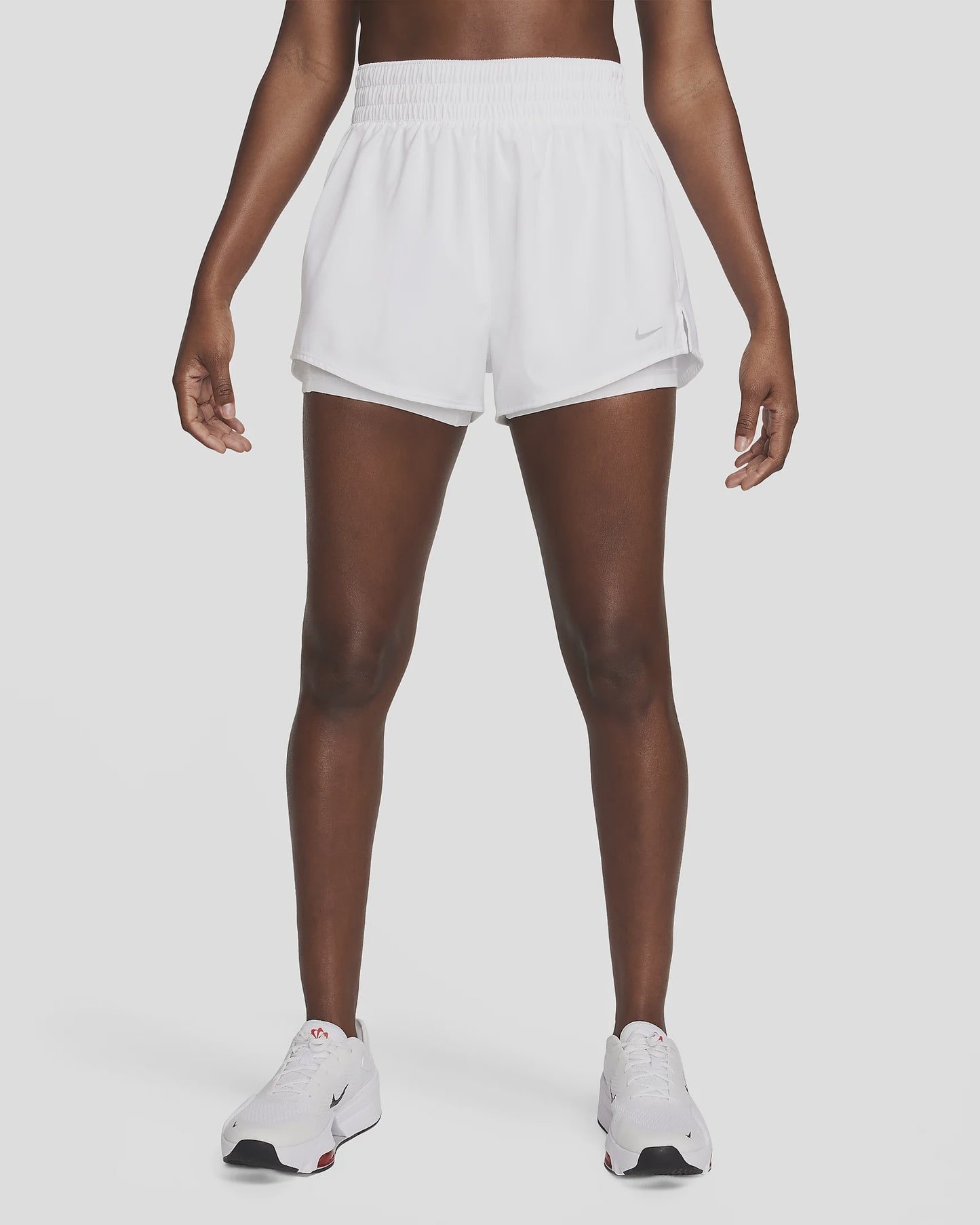 Nike One Women's Dri-FIT High-Waisted 3" Shorts - 100