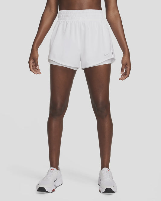 Nike One Women's Dri-FIT High-Waisted 3" Shorts - 100