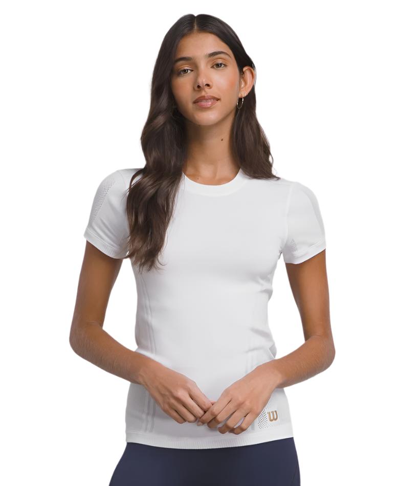 Wilson Women's Pro Seamless Short Sleeve Tee - White