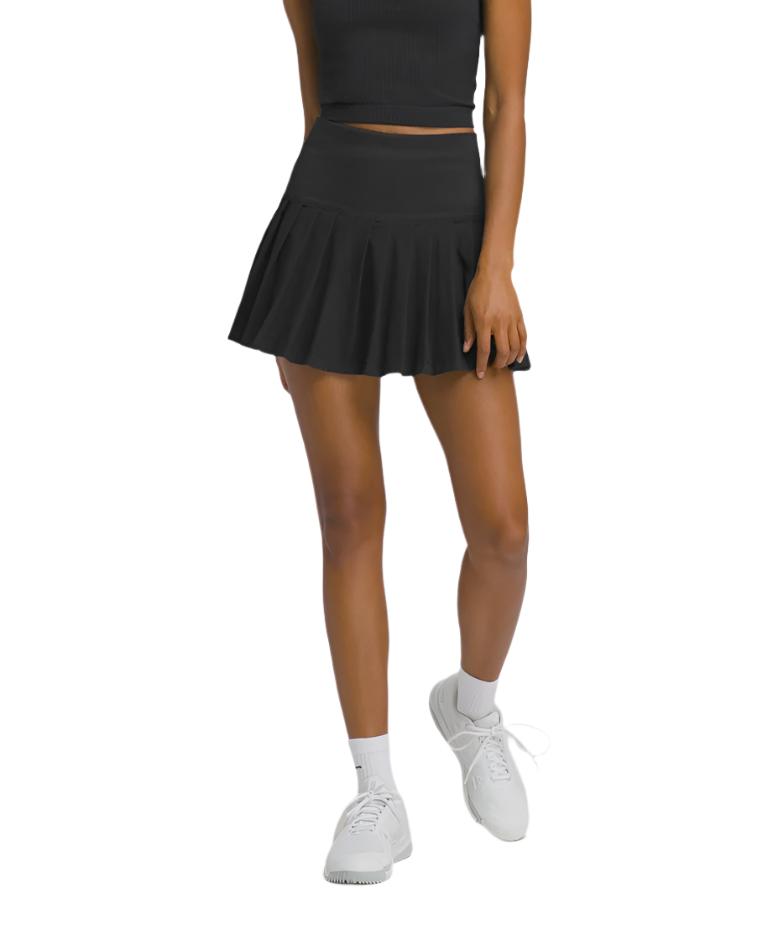 【unoa】Noble skirt variation ショート 黒　M Noble skirt pull on type - Balletwear brand unoa
