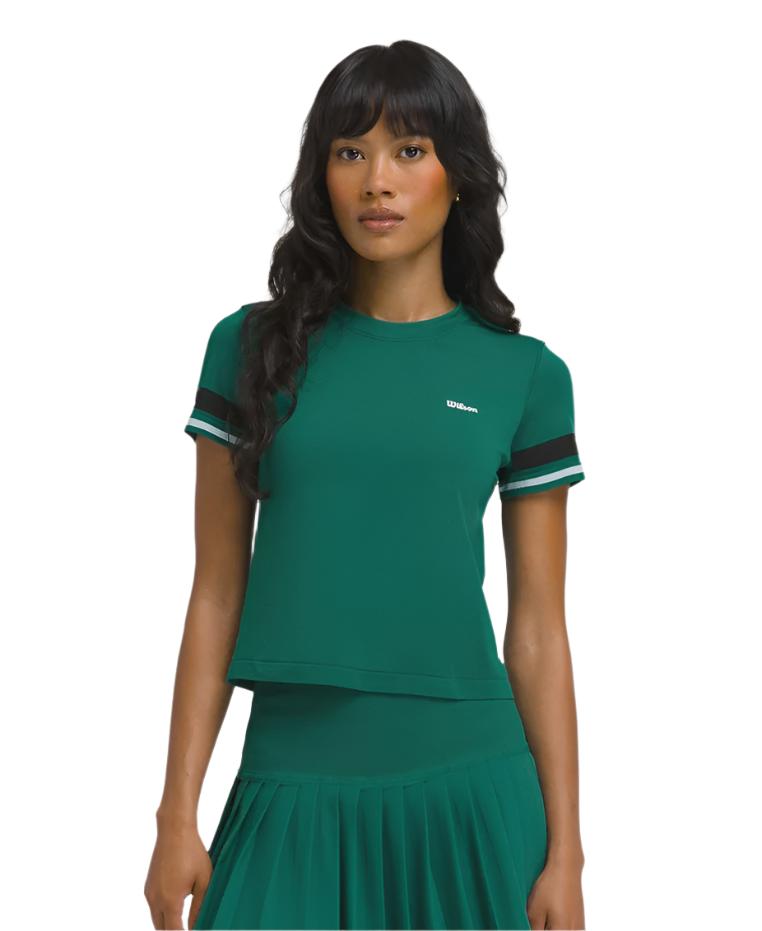 Wilson Ladies Brooklyn Seamless Tee - Club Green