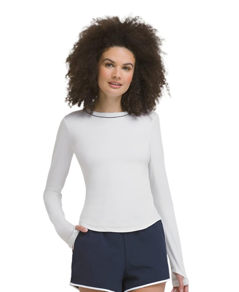 Wilson Womens All Day Long Sleeve - White – All About Tennis