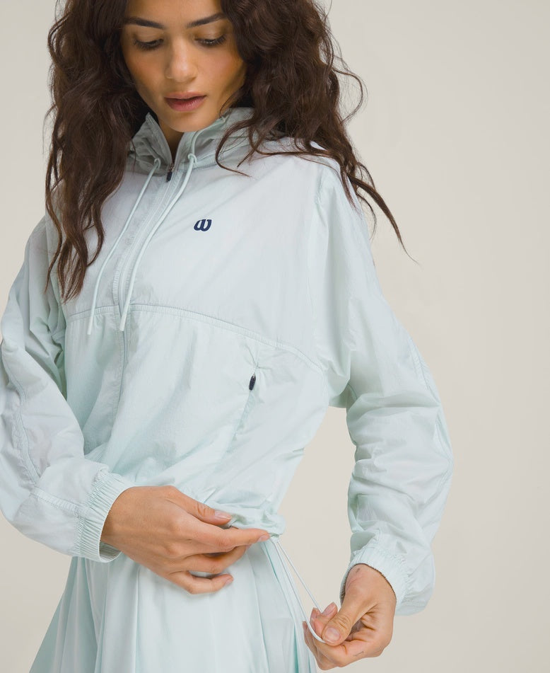 Wilson Women's Vantage On-Court Jacket- light blue