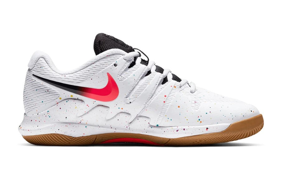 Nike  Jr Vapor X  Shoes- White and Laser Crimson -AR8851-108