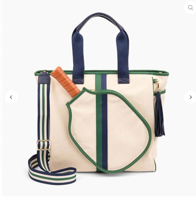 Trelle Bestie Pickleball Tote Bag- White