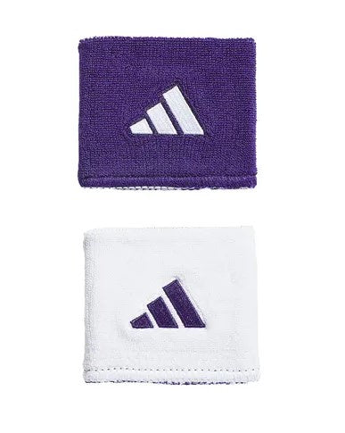 Adidas Interval Reversible 2.0 Wristband- Collegiate Purple/ White