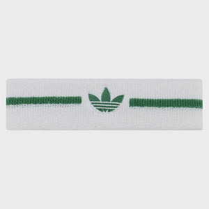 Adidas OG Tennis Headband White/Green- Youth