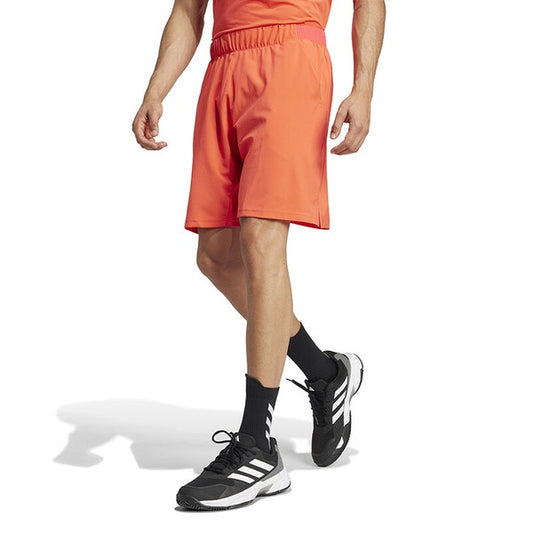 Adidas Club Stretch Woven 7" Short - Men's Semi Lucid Red