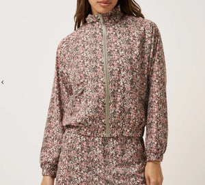 Travis Mathew Women's Travel Day Tech Woven Jacket- STYLE: 1LE062- Pearl Blush Multi