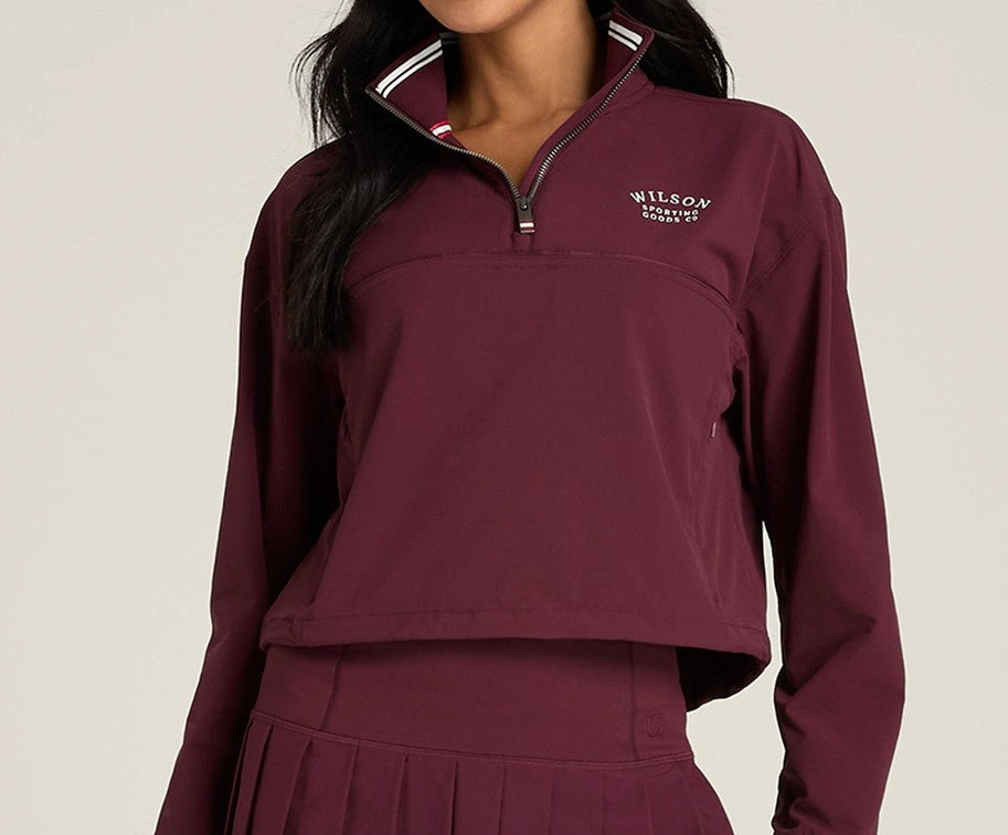 Wilson Women's Davenport Woven Popover- Port Royale