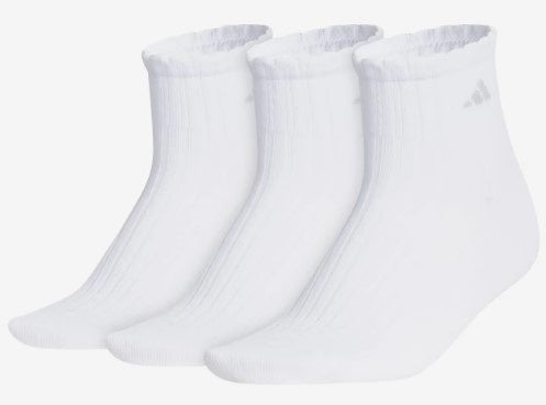 Adidas Women's Sport Fashion Quarter Socks - 3 Pack 5161155A