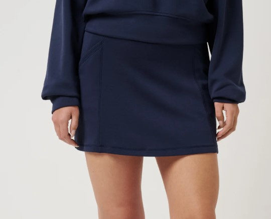 Travis Mathew Women's Skyloft Soft Skort- STYLE: A41378- Navy Blazer