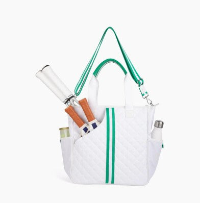 Trelle Co Belle Pickleball Tote Bag- White