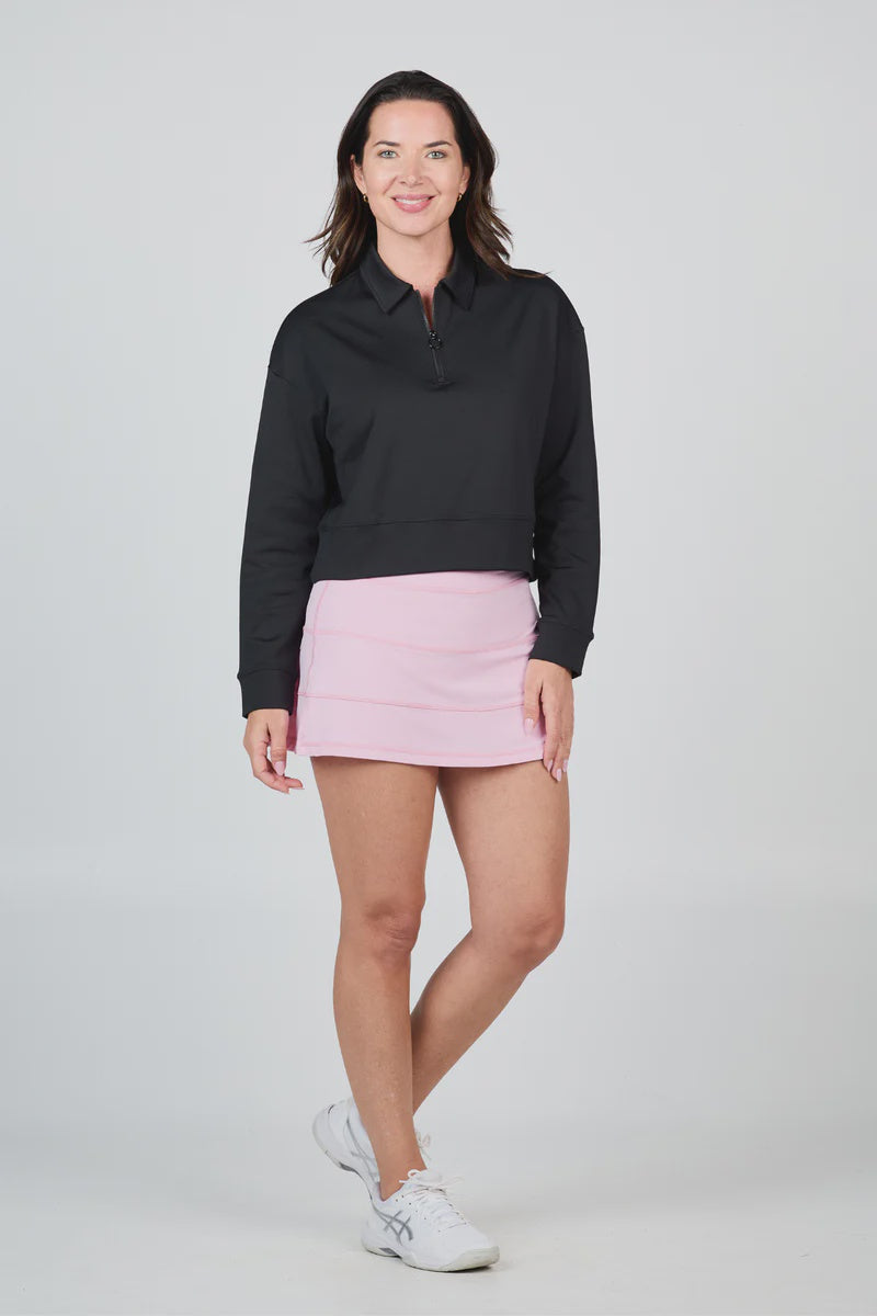 Sofibella Women's Staples Pullover 2612 Black