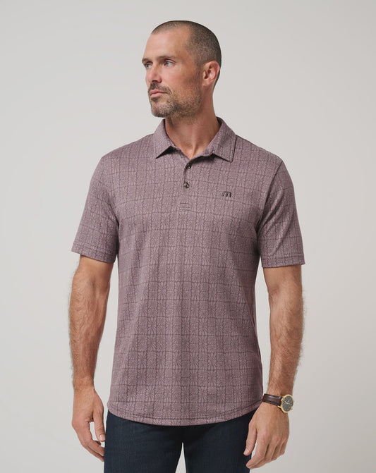 Travis Mathew Men's Cabana Polo A46197 Moonscape