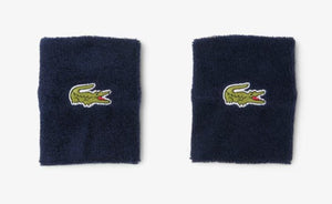 Lacoste Men's Stretch Jersey Wristbands- Navy