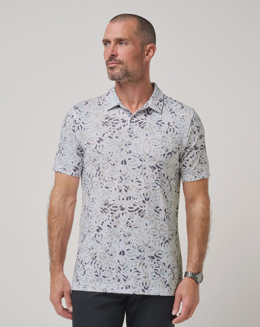Travis Mathew Men's Featherweight Chill Polo A46174 White
