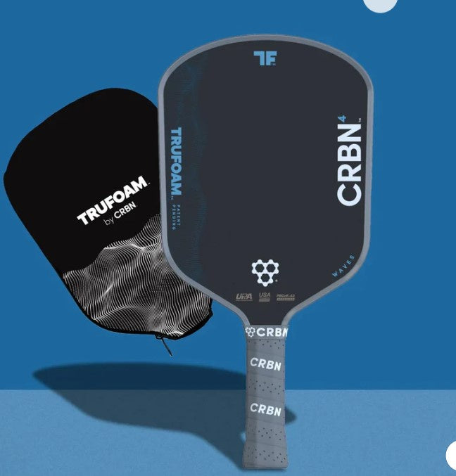 CRBN 4 TruFoam Wave Pickleball Paddle (Hybrid, AeroCurve)