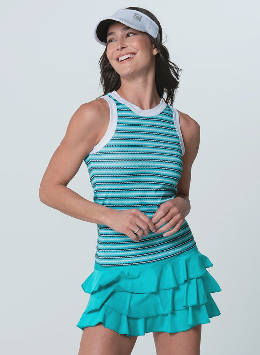 Lucky in Love Came to Win Tank - Striped