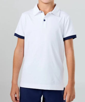 Sofibella Boy's Short Sleeve Polo- 4064 WAN
