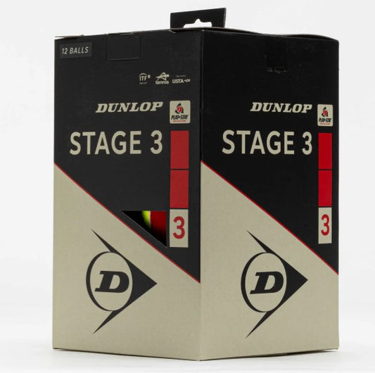 Dunlop Stage 3 Red Box of 12