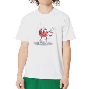 Fila Pickleball Short Sleeve Graphic Crew - White