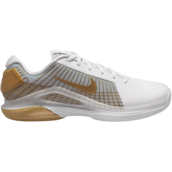 Nike Men's Vapor 12 Hypersmash - White/Metallic Gold  HV1488-100