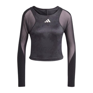 Adidas Women's Paris Croptop Long Sleeve-HZ8731