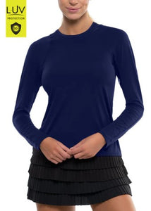 Lucky In Love Women's Breeze Long Sleeve Crew- CT908-401
