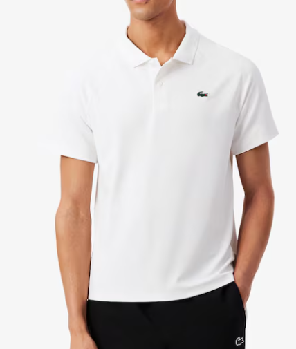 Lacoste Men's Regular Fit Ultra Sport Polo Shirt White- DH0159 51 001