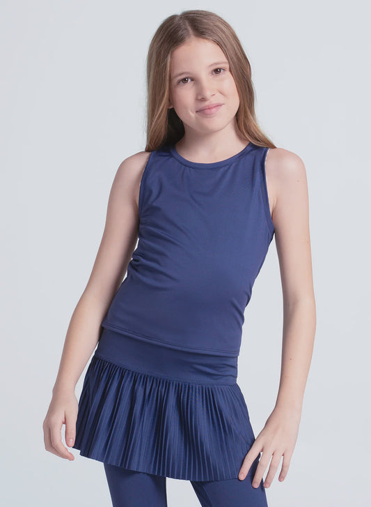 Lucky In Love Girls Ace Of Lace Tank T328-400-2