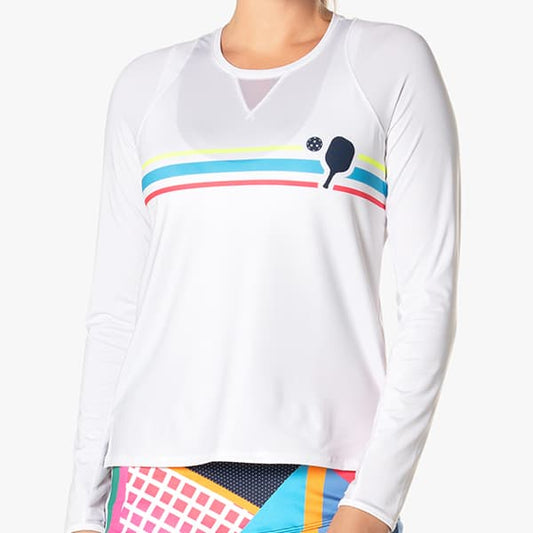 Lucky in Love Double Hit Long Sleeve - White