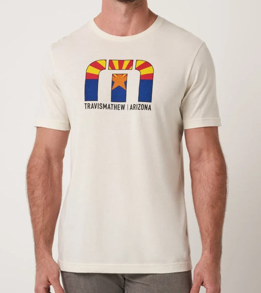 Travis Mathew Men's Desert Man 2.0 Tee- A46845 Birch