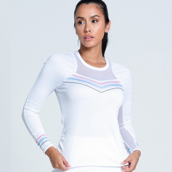 Lucky In Love Blue Streak Long Sleeve - Women's