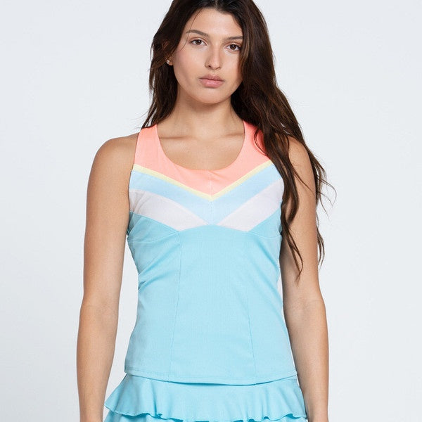 Lucky in Love Women's Club Racerback with Bra CX043-Y64464
