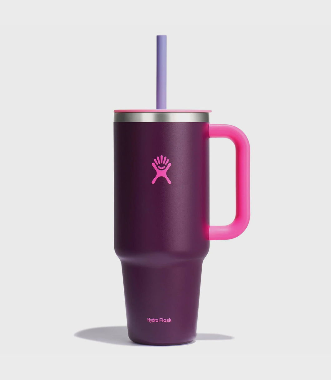 Hydroflask 32 oz  Travel Tumbler Straw - Sugarplum